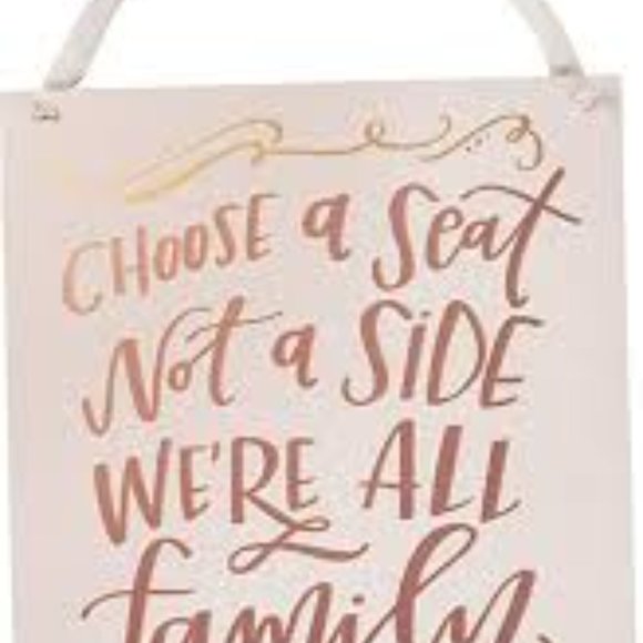 Choose a seat wedding sign - Picture 4 of 4